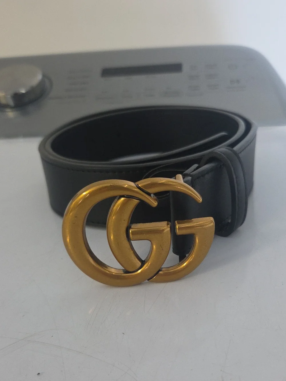 95 Gucci Belt Black GG